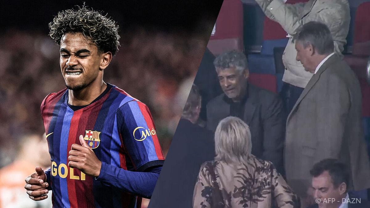 "Zo'n uitnodiging sla ik niet af": Jan Jambon tussen Koeman en Rijkaard tijdens de Clasico
