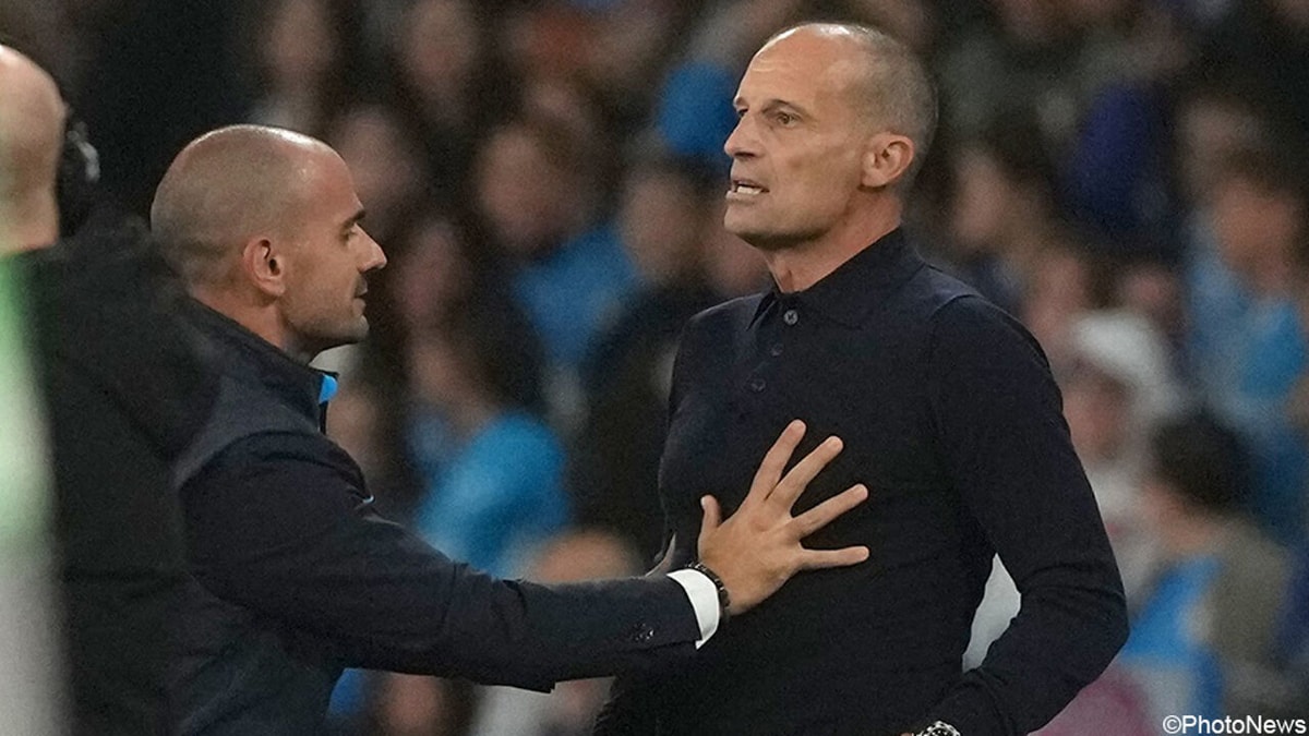 Napoli en Kevin De Bruyne moeten het even zonder trainer stellen: Allegri krijgt 2 speeldagen schorsing voor woede-uitbarsting