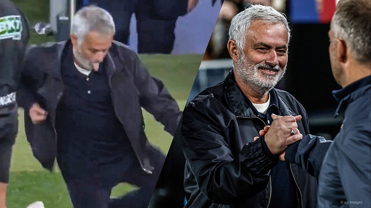 José Mourinho haalt vanouds zijn gram met ostentatieve vieringen en prikje op persconferentie: "Hij behekst Barcelona"